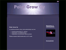 Tablet Screenshot of polargrow.com
